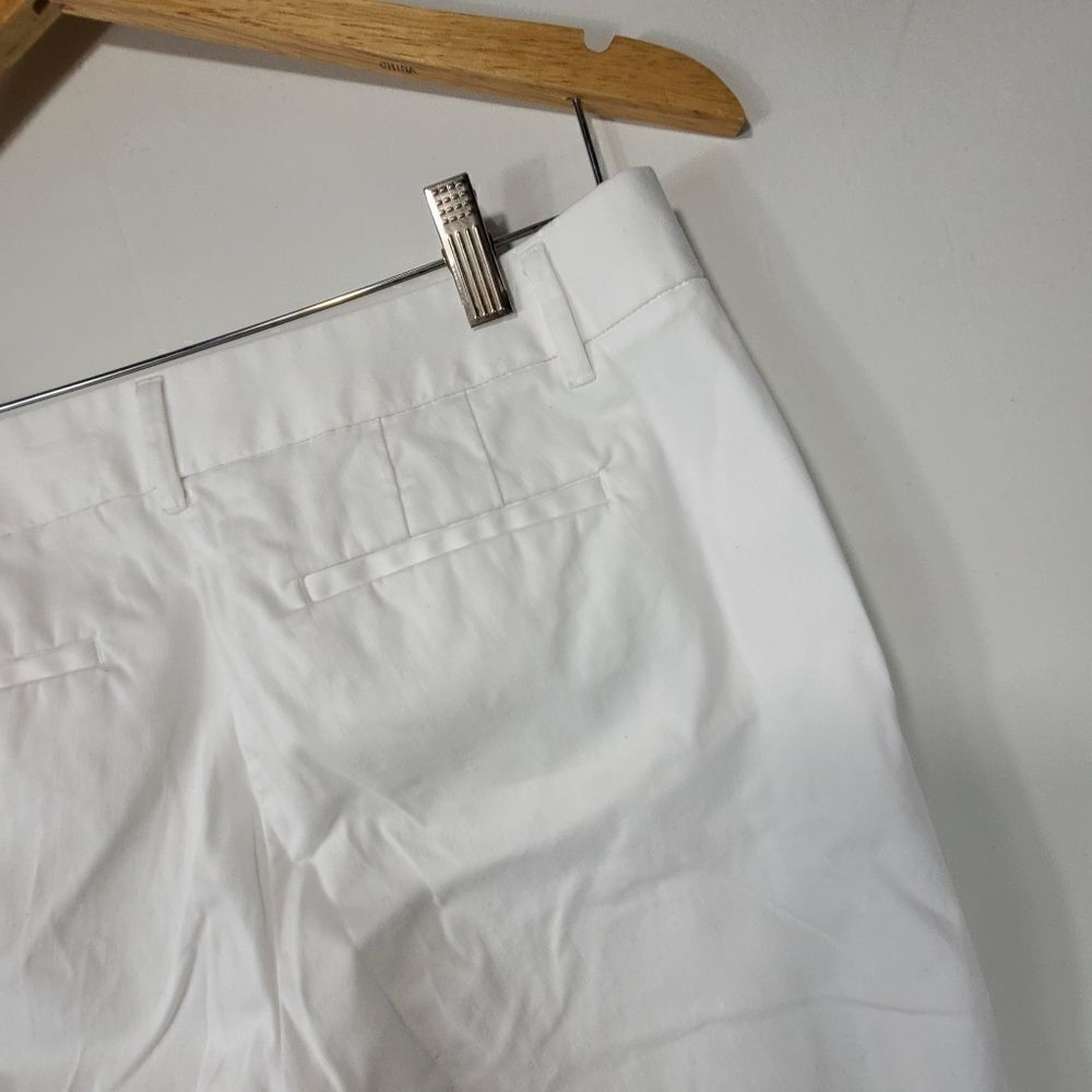 J. Crew White Crop Casual Women's Pants - Picture 3 of 7